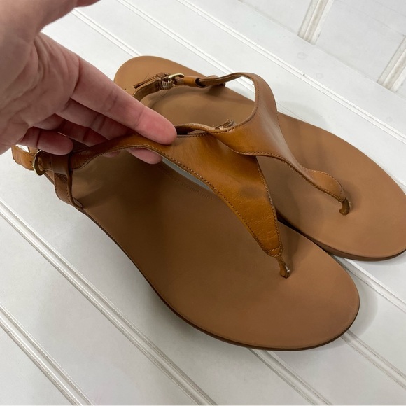 FitFlop Women's Lainey Toe Thong Tan Strappy Slingback Sandals Sz 11 640 - Picture 5 of 9